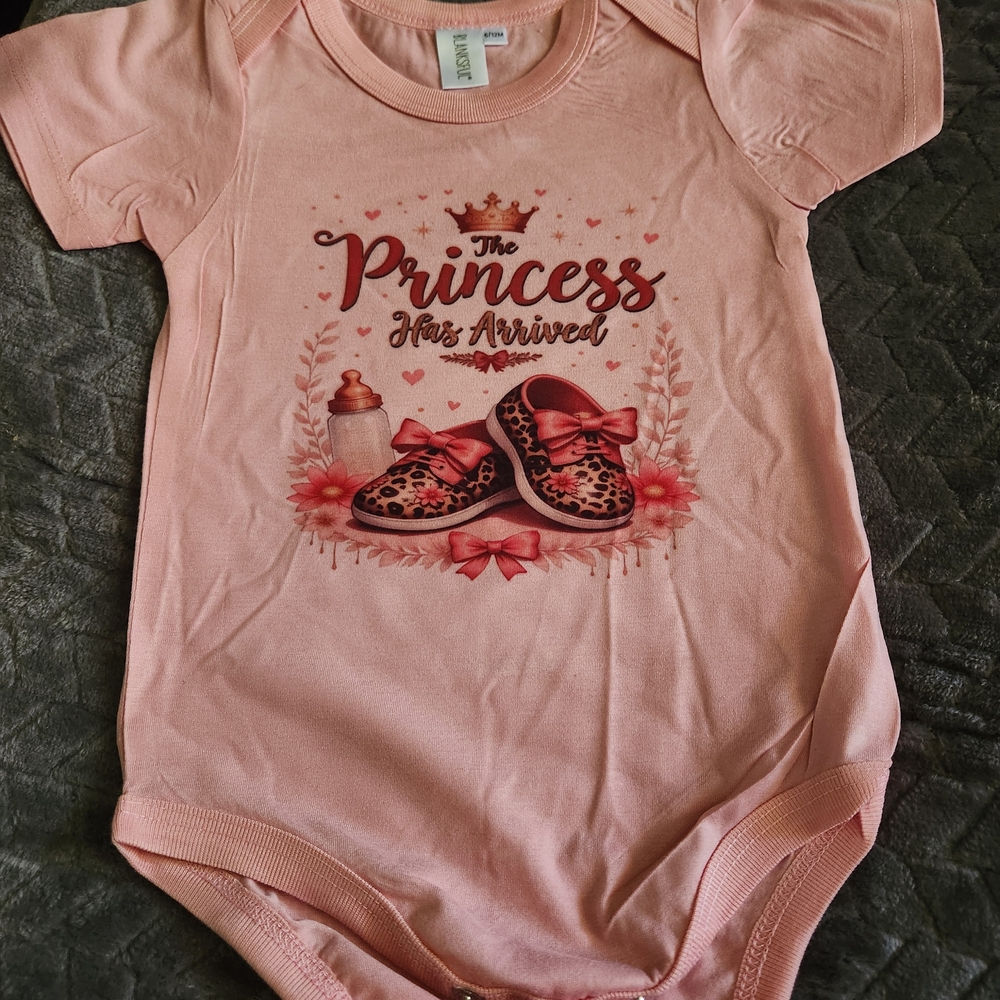 The Princess Has Arrived Infant Onesies